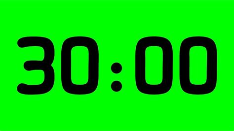 timer countdown 30 minutes